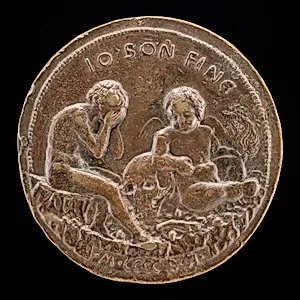 Boldù with the Genius of Death [reverse]