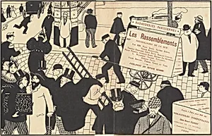 Book jacket for "Les Rassemblements"