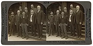 "Booker T. Washington and Distinguished Guests, Tuskegee Institute, Alabama"