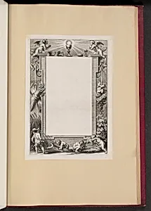 Border Illustration with Putti Harvesting Offerings to God