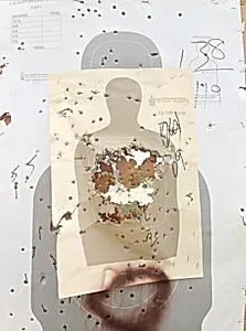 Border Patrol Target #45, Lower Rio Grande National Wildlife Refuge, Texas