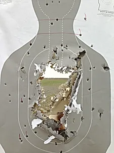 Border Patrol Target #51 Lower Rio Grande National Wildlife Refuge, Texas