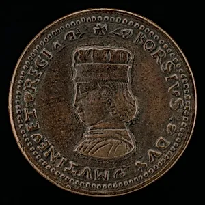 Borso d'Este, 1413-1471, Marquess of Ferrara 150, Duke of Modena and Reggio 1452 [obverse]