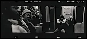 Boston (Darrel and Barbara met a year ago when Darrel saw Barbara sitting on a wall. "We talked and decided to pool our money to buy a half-pint," he says. "We've been together ever since." On frigid weekends, especially after the sun sets and before the shelter opens, they ride the subway to keep warm. "Riding the train gives us some peace, some space away from the rest of them.")