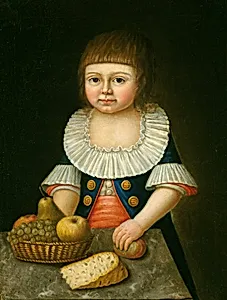 Boy with a Basket of Fruit