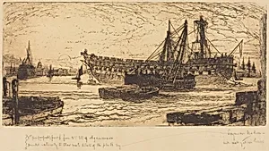 Breaking Up of the Agamemnon by Francis Seymour Haden