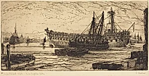 Breaking Up of the Agamemnon by Francis Seymour Haden