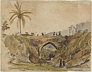 Bridge at Caracas by Camille Pissarro