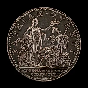 Britannia Crowning the King [reverse]