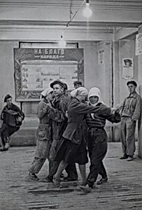 Building Construction Workers, Moscow, Russia