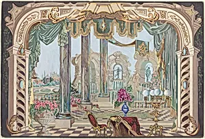 Burlesque Stage Backdrop