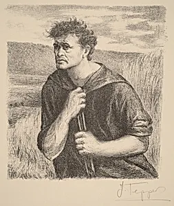 Bust of a Man in a Landscape