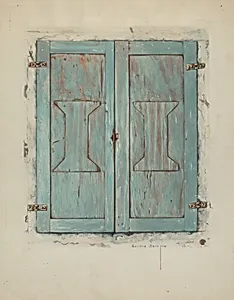 Cabinet Doors at Mission San Jose de Guadalupe