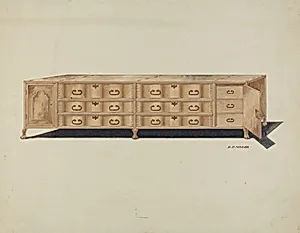 Cabinet, for Vestments