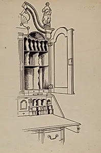 Cabinet-top Desk
