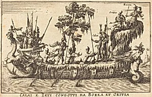 Calai e Zeti condotti da Borea et Oritia