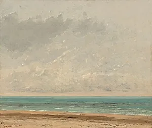 Calm Sea by Gustave Courbet
