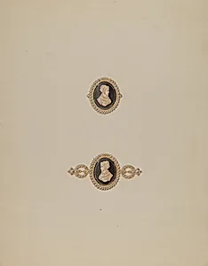 Cameo Pin and Ring