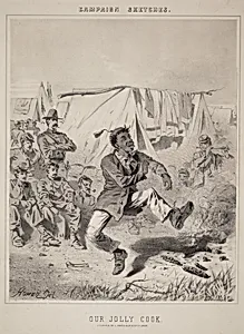 Campaign Sketches: Our Jolly Cook by Winslow Homer