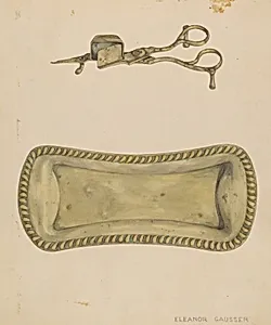 Candle Snuffer and Tray