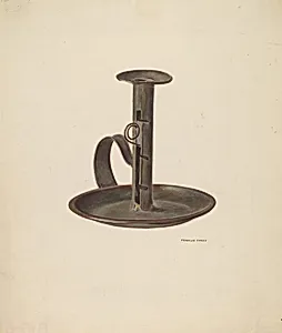 Candlestick and Holder