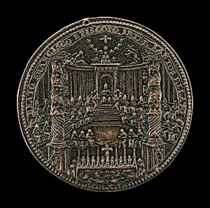 Canonization of Saint Francis of Sales in Saint Peter's [reverse]