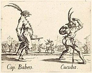 Cap. Babeo and Cucuba by Jacques Callot