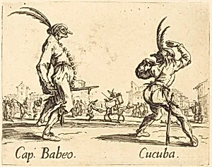 Cap. Babeo and Cucuba by Jacques Callot