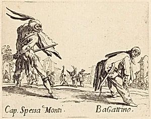 Cap. Spessa Monti and Bagattino by Jacques Callot