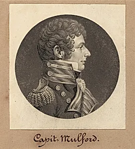 Captain Clarence Mulford by Charles B. J. Févret de Saint-Mémin