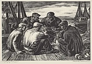 Card-Playing Fishermen