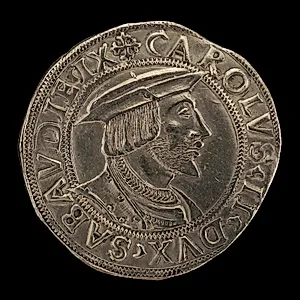 Carlo II, 1486-1553, 9th Duke of Savoy 1504 [obverse]