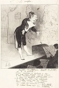 Carotte dramatique by Honoré Daumier
