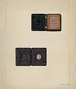 Carved Cameo in Daguerreotype Case