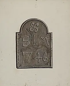 Carved Date Stone