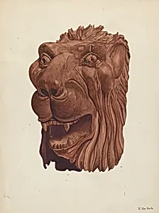 Carved Lion's Head