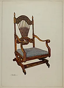 Carved Oak Chair