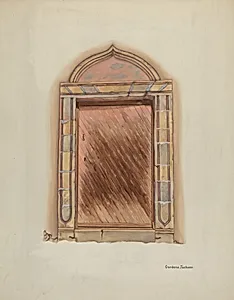 Carved Stone Doorway, Mission San Carlos Borromeo