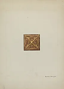 Carved Wood Ornament