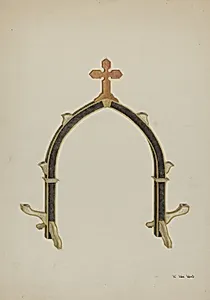 Carved Wooden Candleholder