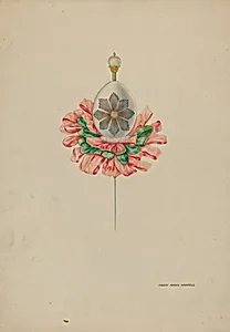 Cascarone (eggshell) Stick Pin