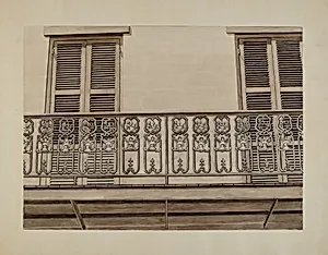 Cast Iron Balcony Rail