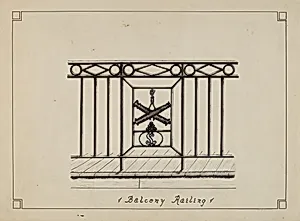 Cast Iron Balcony Rail by Ray Price