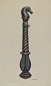 Cast Iron Hitching Post