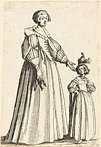 Catherine Kuttinger, Callot's Wife by Israel Henriet