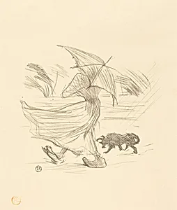Ce que dit la pluie by Henri de Toulouse-Lautrec