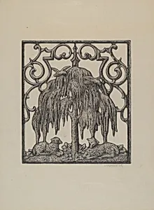Cemetary Gate by Austin L. Davison