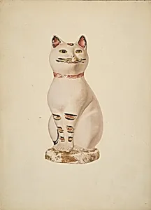 Chalkware Cat