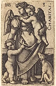 Charitas (Charity) by Sebald Beham