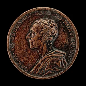 Charles de Secondat, Baron of La Brède and Montesquieu, 1689-1755, Philosophical Historian [obverse]